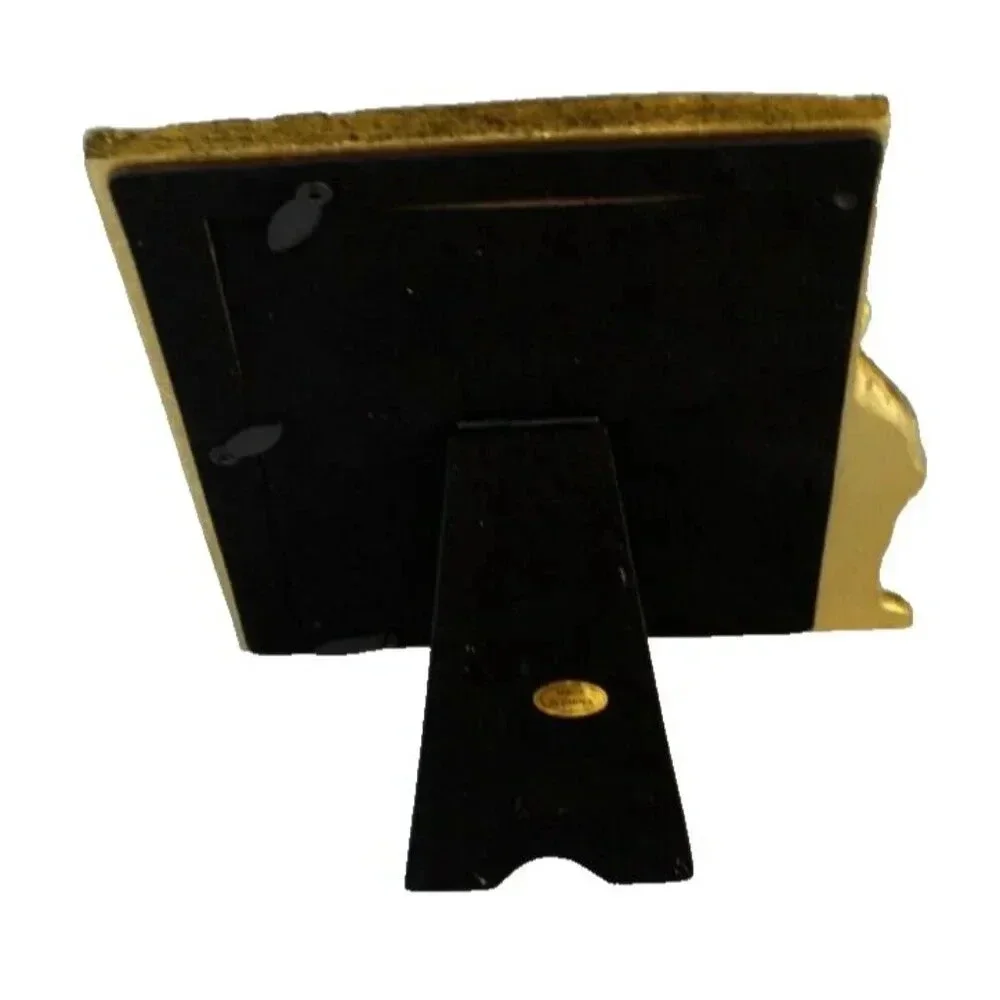 New Gold Figural Jungle Boho Cheetah Photo Picture Frame 4x6 Room Decor